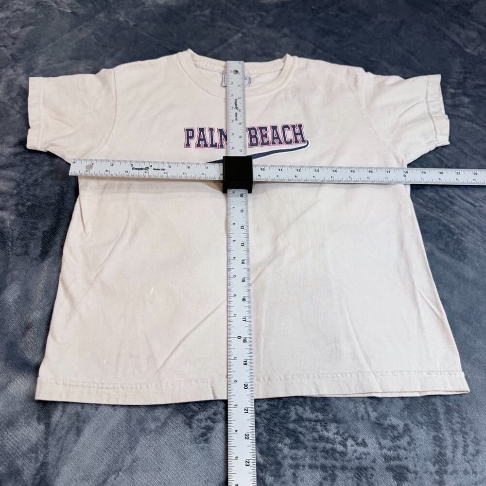 Vtg Ran Tees Women's Palm Beach FL T-Shirt Sz L Peach Made in USA Used Retro - Picture 7 of 10
